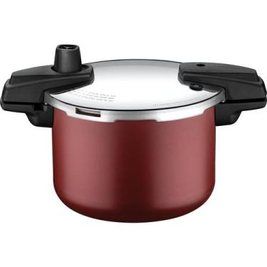Imagem de Panela de Pressão Tramontina Alumínio Arizona 4,5L Vermelho, 4,5L, Ver