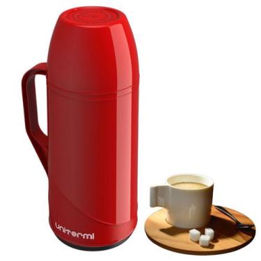 Imagem de Garrafa Térmica Café Água Tampa Copo Resistente 1 Litro - Unitermi, Ve