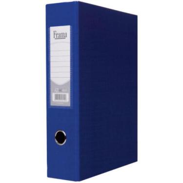 Imagem de Pasta Registradora Ofício Larga Azul Pacote com 04 - Frama