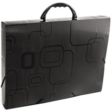 Imagem de Maleta Plástica com ALÇA Dellofine Ofício Preta