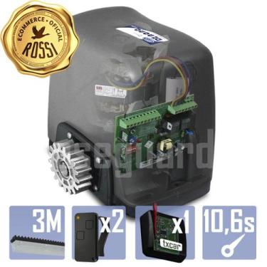 Imagem de Kit Motor Rossi 1/4CV Dz Nano Turbo 3m Crem 2 Control 1 Txcar Portão E