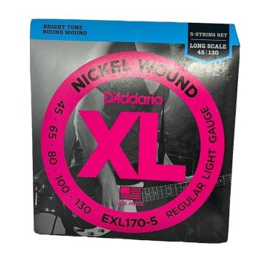 Imagem de Encordoamento Contrabaixo 5 Cordas 45-30 Exl170-5 Daddario