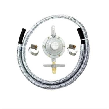 Imagem de Kit Instalação Mangueira 5,0 Mts Bico X Bico Gás Botijão Glp - Sougás