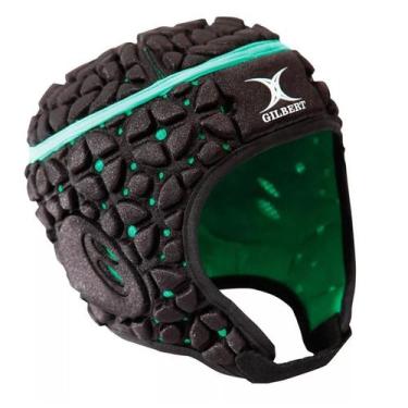 Imagem de Capacete Gilbert Virtuo Headguard Com Pads - Infantil, M, Preto, Verde
