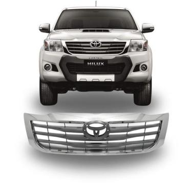 Imagem de Grade Cromada Radiador Dianteira Hilux 2012 á 2015 - Importado