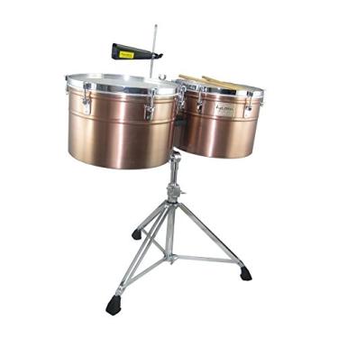 Imagem de Timbales extraprofundos Tycoon de 35,56 cm e 38,12 cm - Acabamento de cobre antigo