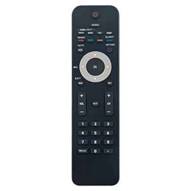 Imagem de Substitua o controle remoto compatível com Philips TV 52PFL7603D 47PFL3603D 42PFL3603D 42PFL3403D 32PFL3403D/85 42PFL7603D/27B 42PFL7603D/27E 42PFL7603D/F7 42PFL7603D/F7 42PFL7603D/F7 42PFL7603D/F7