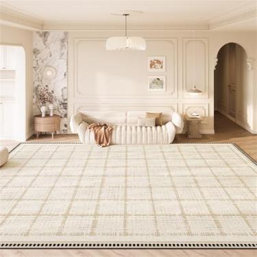 Imagem de HJZSZX Tapete para sala de estar, quarto, tapete de pelo curto, fácil de limpar, tapete para sofá, área grande, decoração para casa, tapetes para os pés, DD497, QT, A, 300x400CM