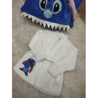 Imagem de roupão para bebê lilo stitch ideal para ensaio fotografico - Rainha fa