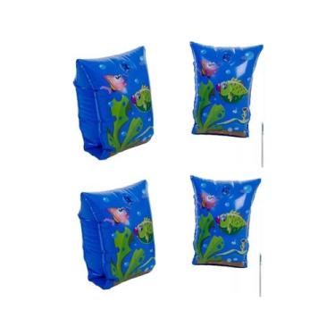 Imagem de Kit 4 Boia De Braço Infantil Inflável Sortidas - CRB