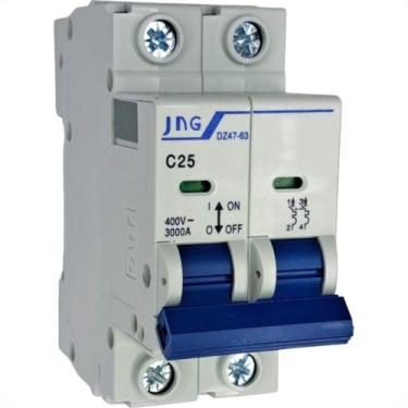 Imagem de Disjuntor Jng ''Din'' Bipolar 12090 - 25A. C