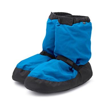 Imagem de Bloch Sapato de dança feminino Warm Up Bootie, Azul (Blue Fluro), Large