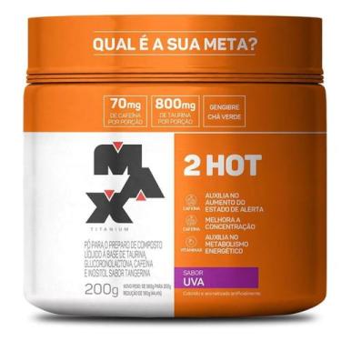 Imagem de 2HOT Termogenico Max Titanium 200g, UVA