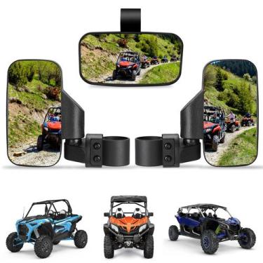 Imagem de Espelhos Laterais e Central KEMIMOTO para Polaris RZR - UTV