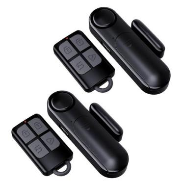 Imagem de Alarme para Janelas e Portas METAK - 120dB - 2 Unidades com Controle R