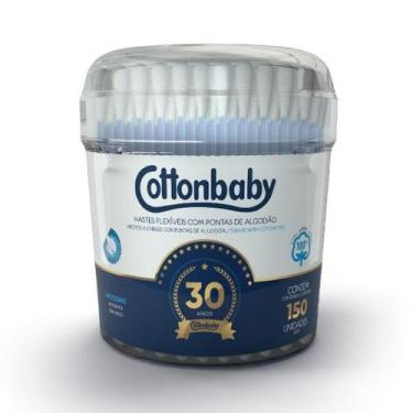 Imagem de Haste flexível No Pote Antigerme Cottonbaby com 150 unidades