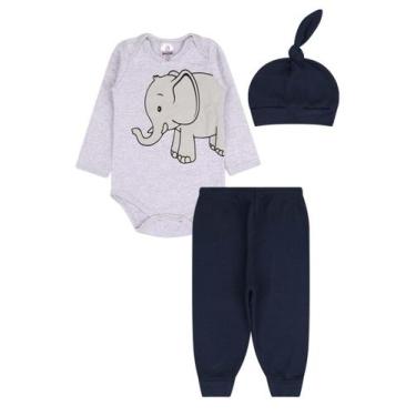 Imagem de Conjunto Bebê com Touca Unissex - Bykyko, RN