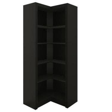 Imagem de Armário Estante Aberto de Canto ME4132 Preto - Tecno - Tecno Mobile