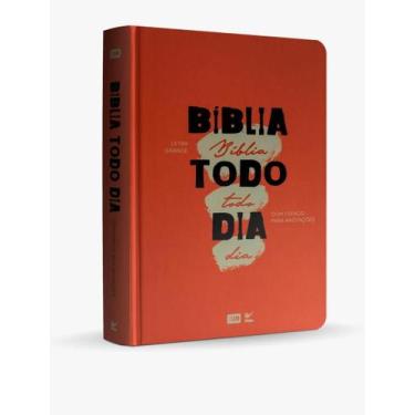 Imagem de Livro - Biblia Todo Dia Letra Grande - Capa Laranja - VIDA, 1, 15.5 x 