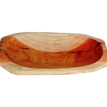 Imagem de Gamela Petisqueira de Pau Madeira Modelo Caiacão 27x15 Cm