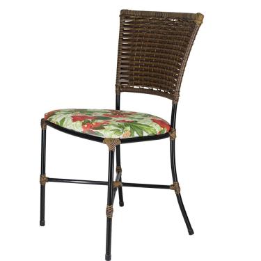 Imagem de 1 Cadeira Gramado Argila Jardim Em Fibra Tramada Fechada.