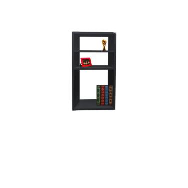 Imagem de Prateleira Multiuso Preto Em Mdf