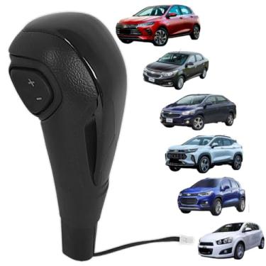 Imagem de Manopla Alavanca Câmbio Automático Compatível Com Spin Cobalt Tracker Prisma Onix Sonic