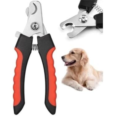 Imagem de ALICATE DE UNHA PARA PETS EMBORRACHADO 16CM – CABO ANTIDERRAPANTE, LÂMINA AÇO INOX, CORTE PRECISO PARA CÃES E GATOS PEQUENO A GRANDE PORTE