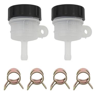 Imagem de PowerMotor Cilindro mestre tanque de embreagem de freio traseiro 7 mm reservatório universal de copo de óleo fluido com clipe de mola de substituição para Polaris Sportsman Scrambler Outlaw Replace