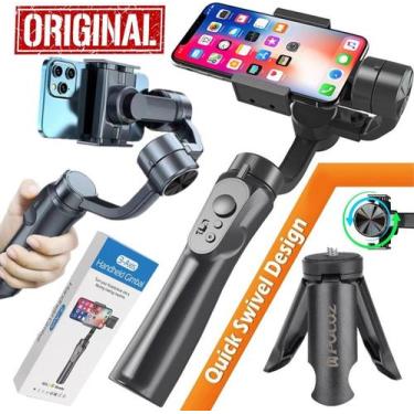 Imagem de Steadicam Estabilizador de Imagem Gimbal Profissional Câmera Celular V