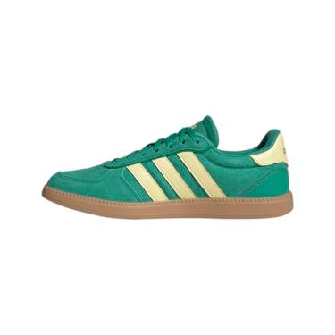 Imagem de adidas Tênis feminino Breaknet Sleek, Verde/Quase Amarelo/Goma, 34