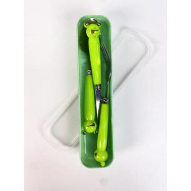 Imagem de Jogo De Talheres Infantil 3 Peças Aço Inox Com Estojo ZY1-0248 - SANYU