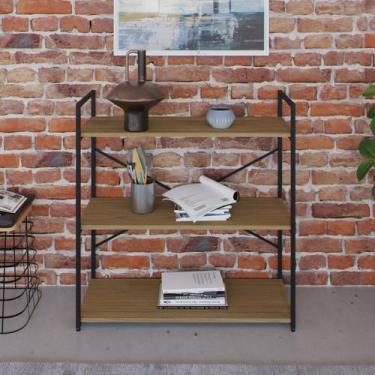 Imagem de Estante com 3 Prateleiras 84x80x33cm Yon - Metalig