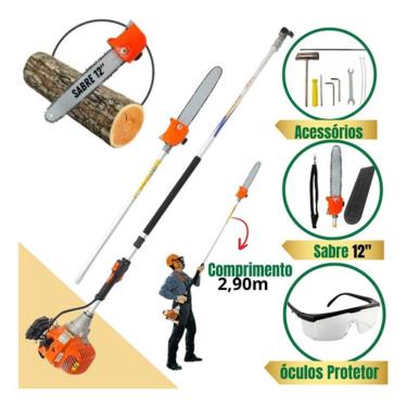 Imagem de Motopodador Vulcan Trent Vp3300l C/ Extensao Alcança 4,90mts