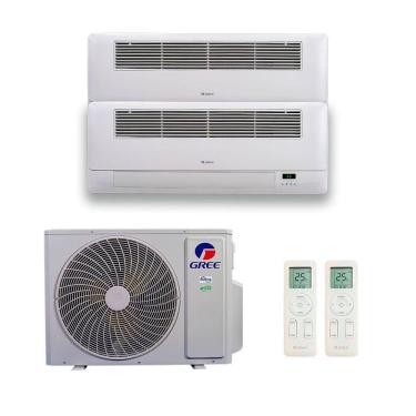 Imagem de Ar Condicionado Bi Split Gree Inverter G Max 24.000 Btus (1x Cassete 12.000 + 1x Cassete 18.000) Quente E Frio 220V R-32