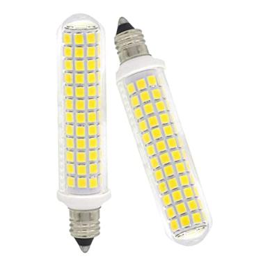 Imagem de Lâmpada LED E11, substituição de lâmpada halógena 100W E11, produto patenteado 9W 1100lm, lâmpada AC120V regulável E11, mini base E11, para iluminação decorativa interna, luz do dia branco 6000k, pacote com 2