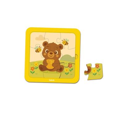 Imagem de Brinquedo Educativo Babebi Quebra Cabeças 09 Peças Urso