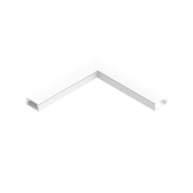 Imagem de Emenda em L para Perfil Taschibra Sobrepor Sope Conexão Teto Branco