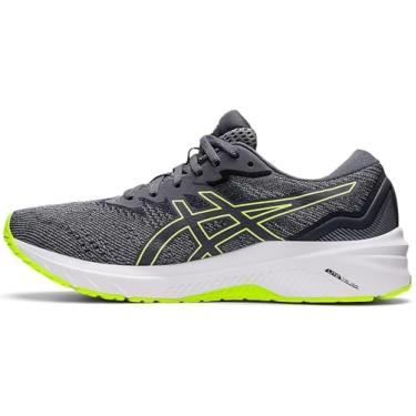 Imagem de ASICS T nis de corrida masculino GT-1000 11, Folha de pedra/preto, 8.5 X-Wide