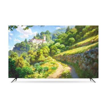 Imagem de Capa de TV 32-80 polegadas Capas de TV Verde Poliéster Tecido À Prova de Poeira Suave Capa Protetora de Tela de TV Moderna Pendurada/Curva LCD/LED Decoração Interna Verde-4||60 polegadas