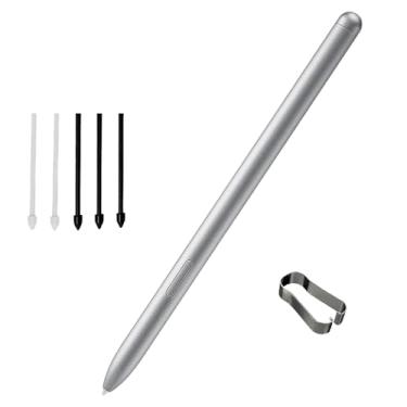 Imagem de Caneta Galaxy Book 5 Pro 360 para Samsung Book Pro 5/4 360 S, compatível com Samsung Galaxy Book 5/4 360, caneta Stylus com pontas de substituição (prata)