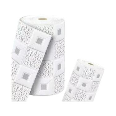 Imagem de Painéis de Parede 3D com Padrão de Tijolo - À Prova D'Água (70cm x 1m)