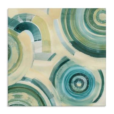 Imagem de Stupell Industries Design de arte de parede redondo Passiflora Fractals Canvas por Grace Popp, 61 x 61 cm