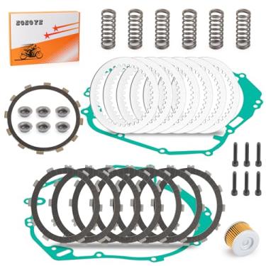 Imagem de Placas de aço de fricção de embreagem com kit de junta de mola para Predator 500 Outlaw 500 2003-2007