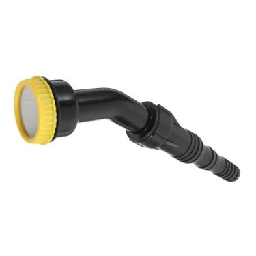 Imagem de WeiLaiKeQi Ferramenta de irrigação por aspersão com cabeça de pulverização de malha 1000, bico pulverizador de mangueira de jardim para pátio, canteiro de, Preto