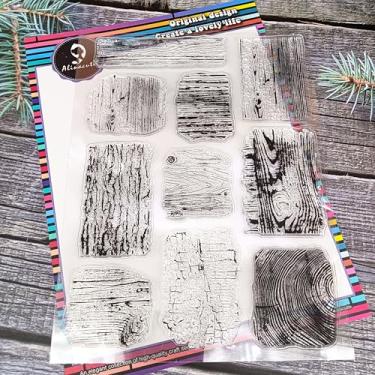 Imagem de Alinacutle 1 pç carimbos transparentes de silicone para mistura de blocos de fundo de aranhas para fazer cartões de Natal e diário de scrapbook DIY (carimbo ZS2516)