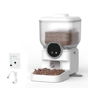 Imagem de Luqeeg Alimentador Automático para Animais de Estimação de 6.5 Litros, Dispositivo Inteligente de Alimentação para Animais de Estimação Fidelidade sem Fio para Gatos Cães Pequenos