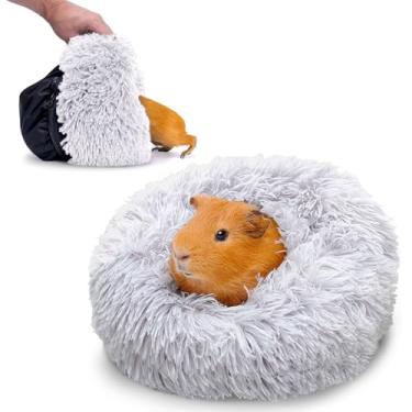 Imagem de Paw Inspired Cama para animais de estimação Furr-O Burrowing com zíper em elastano e calça de lã para porquinhos-da-índia e outros animais pequenos, bolsa de transporte aconchegante, brinquedo de