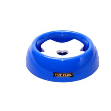 Imagem de Bebedouro Pet Flex para Cães e Gatos de Pelos Longos, 600ml, Azul, 15cm x 5cm