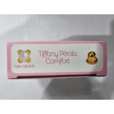 Imagem de Brinco studex system 75 baby estrelado pérola comfort cod h31, Dourado